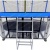 Батут i-JUMP Elegant 10ft 3,06м с нижней сетью и лестницей (blue)